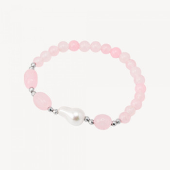 Pink Jade - bracelet