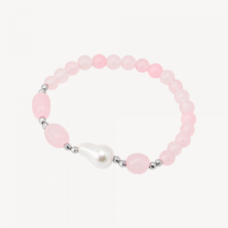 Pink Jade - bracelet