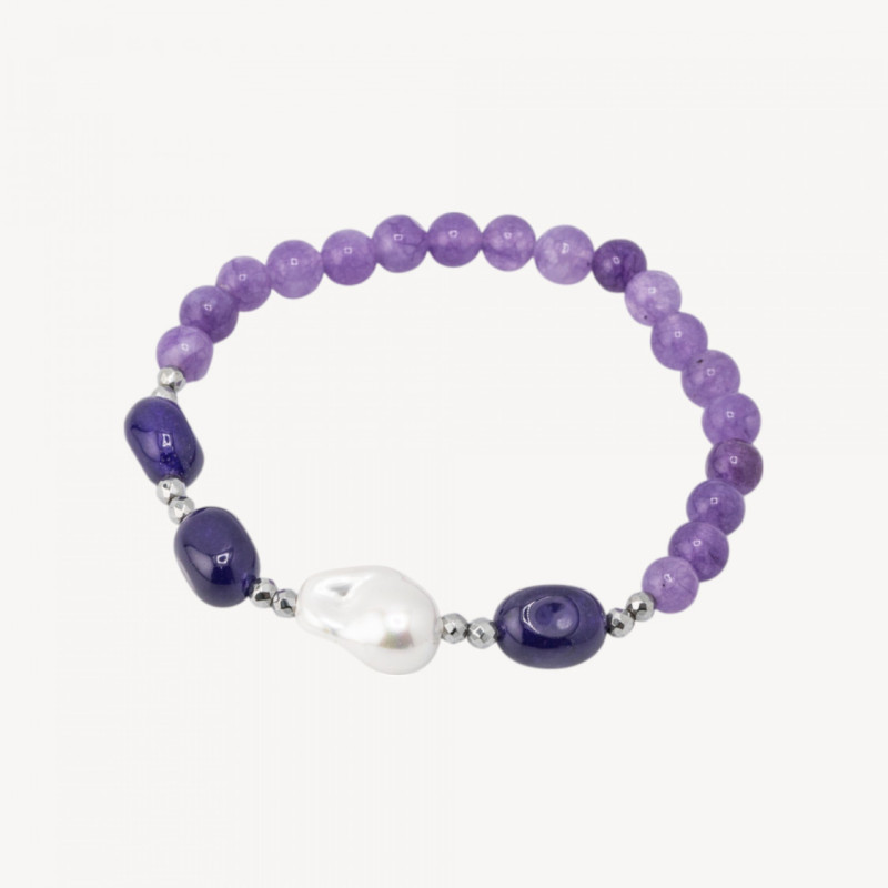 Lavender Jade - bracelet