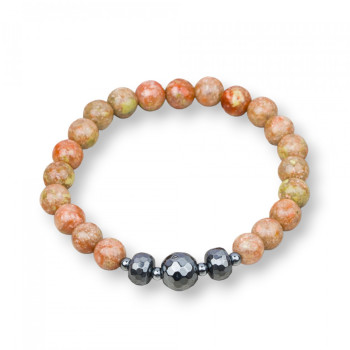 Unakite bracelet