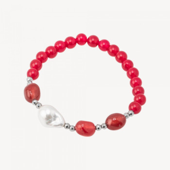 Red Jade - bracelet