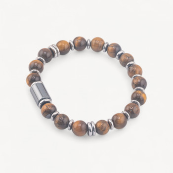 Tiger's eye - men's bracelet