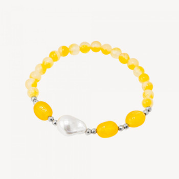 Yellow Jade - bracelet