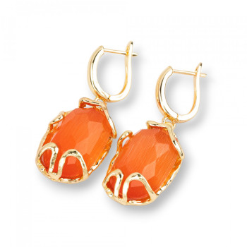 Cat's eye earrings