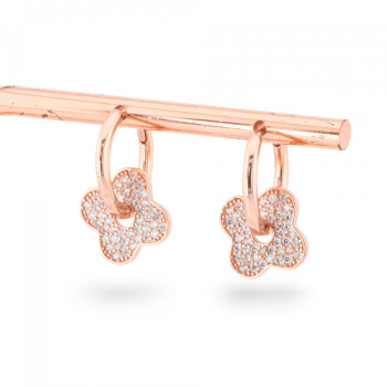 Silver hoop earrings