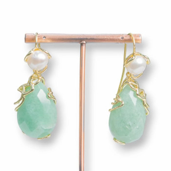 Aventurine earrings