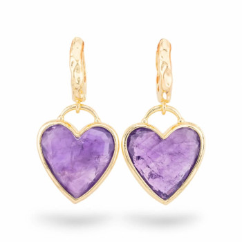 Amethyst - earrings