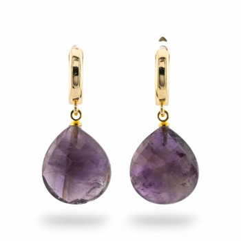 Amethyst - earrings
