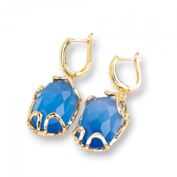 Cat's eye earrings