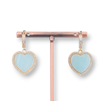 Amazonite - earrings