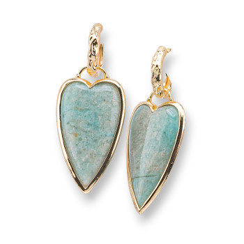 Amazonite - earrings