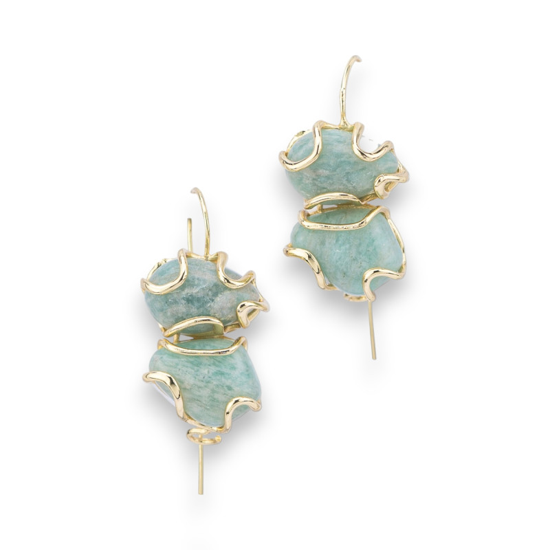 Amazonite - earrings