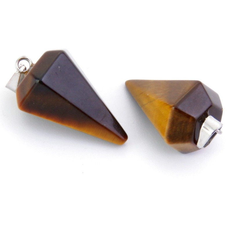 Tiger eye - pendant "Pendulum" (1 pc.)