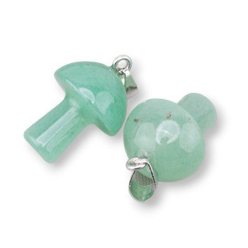 Aventurine Mushroom Pendant