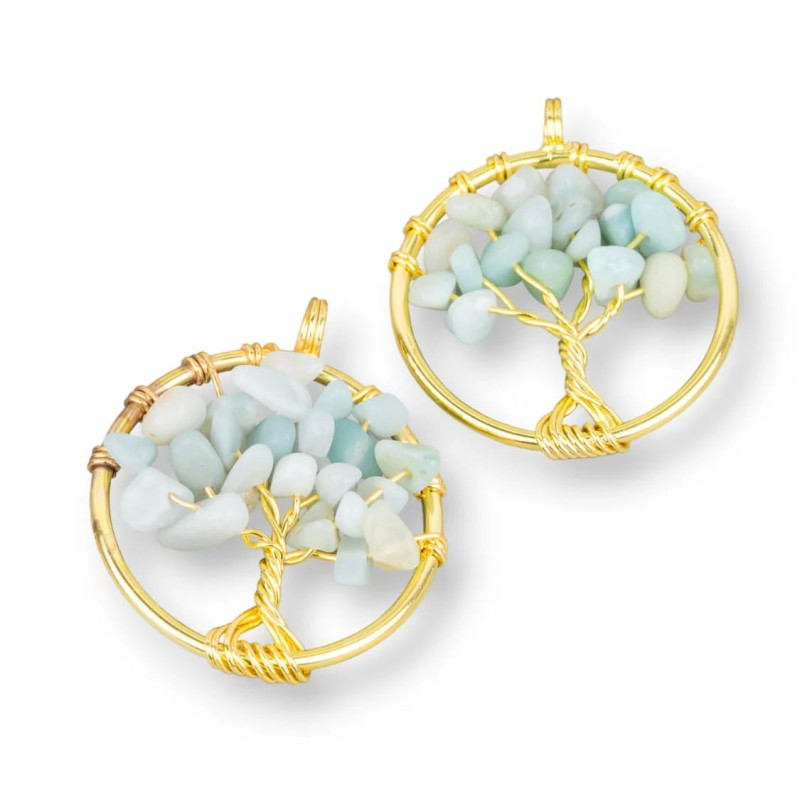 Tree of Life, Amazonite pendant