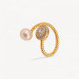 925 silver ring with pearl