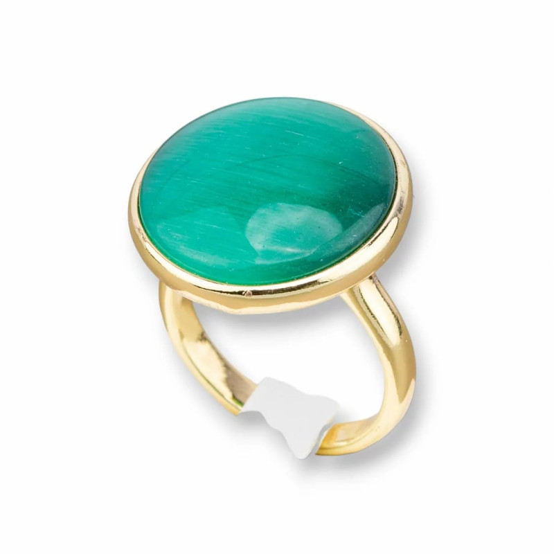 Cat's eye round ring