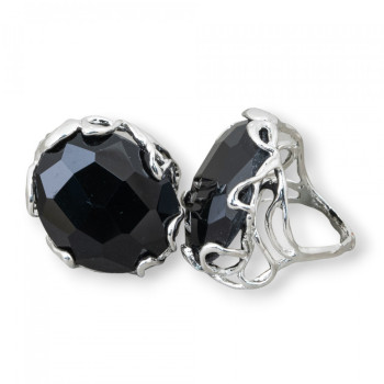 Onyx adjustable ring