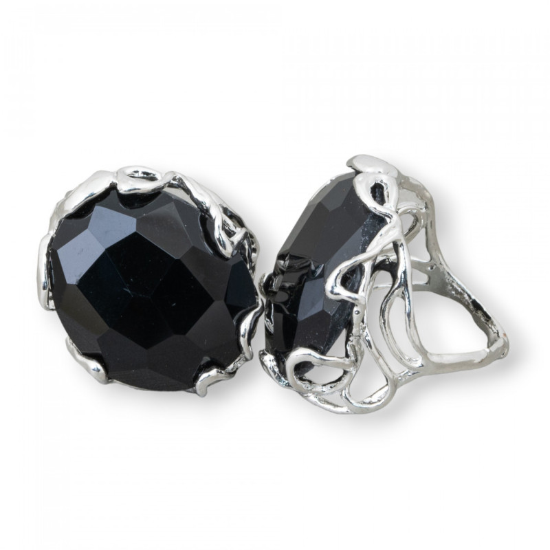 Onyx adjustable ring