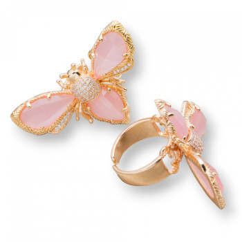 Bee, cat's eye ring