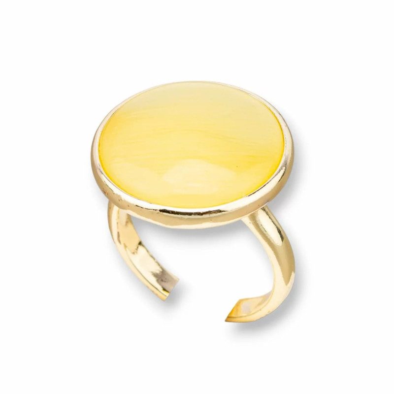 Cat's eye round ring