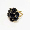 Onyx adjustable ring