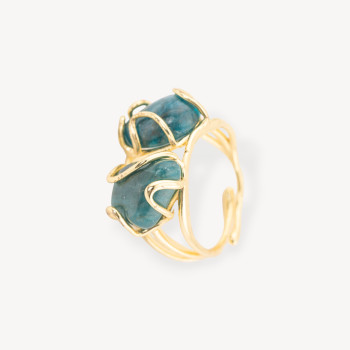 Apatite, adjustable ring