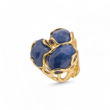 Sodalite adjustable ring