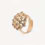 925 silver ring with zircons