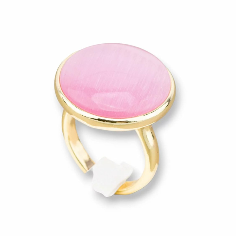 Cat's eye round ring