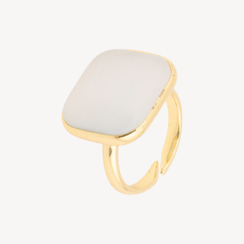 Square-shaped ring