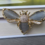 Bee, cat's eye ring