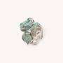 African turquoise adjustable ring