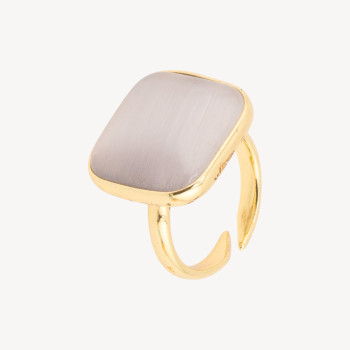 Square-shaped ring