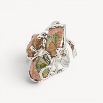 Unakite ring