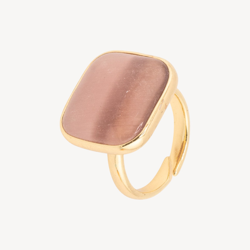 Square-shaped ring