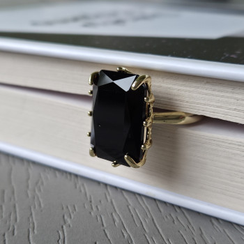 Bronze ring with Crystal