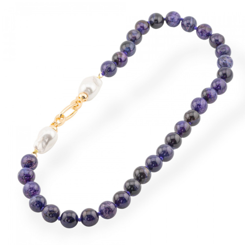 Purple Agate necklace