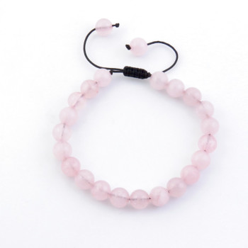 Rose Quartz - collapsible bracelet