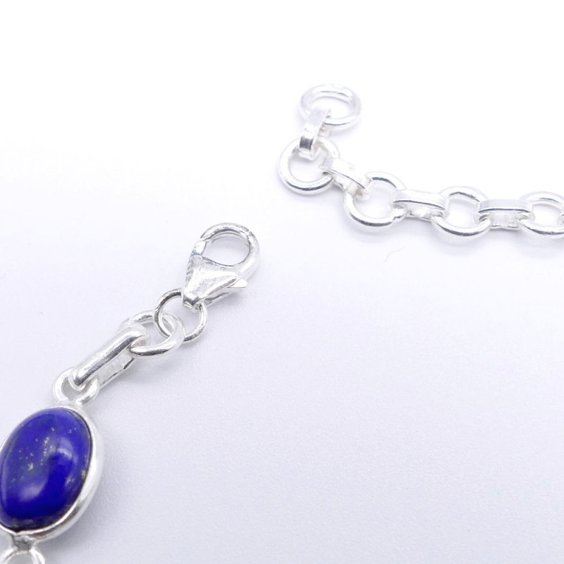 Lapis lazuli - silver bracelet