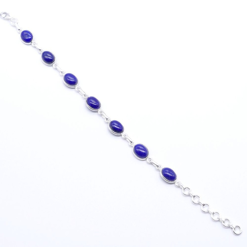 Lapis lazuli - silver bracelet
