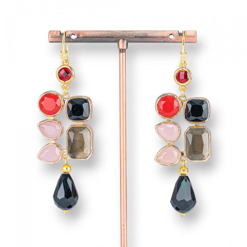 Cat's eye - 925 silver earrings