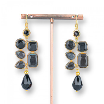 Cat's eye - 925 silver earrings