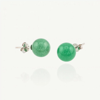 Aventurine 925 silver earrings