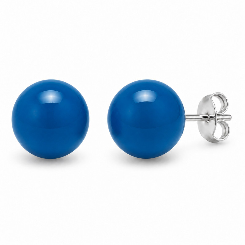 Blue Agate Earrings