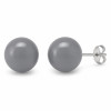 Grey Agate Earrings