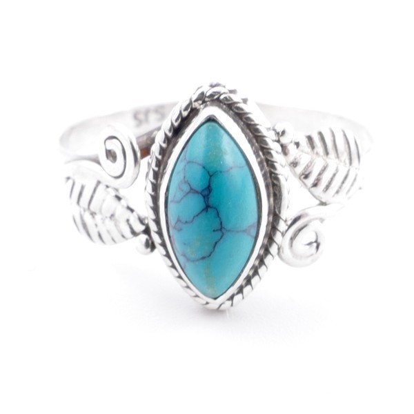 Turquoise - silver ring
