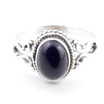 Onyx - silver ring