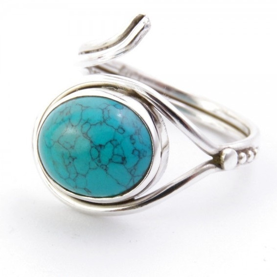 Turquoise - silver ring