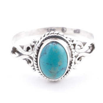 Turquoise - silver ring